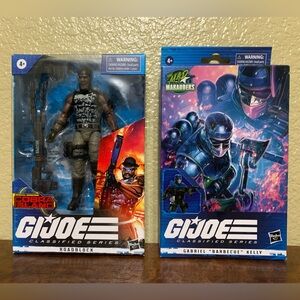 NIB Hasbro GI JOE Classified Series Roadblock & Barbecue 2pc Action Figures Set